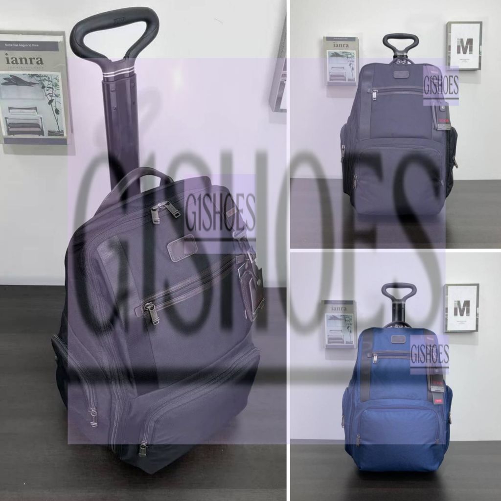 22472 tas koper ransel roda travel backpack nylon import