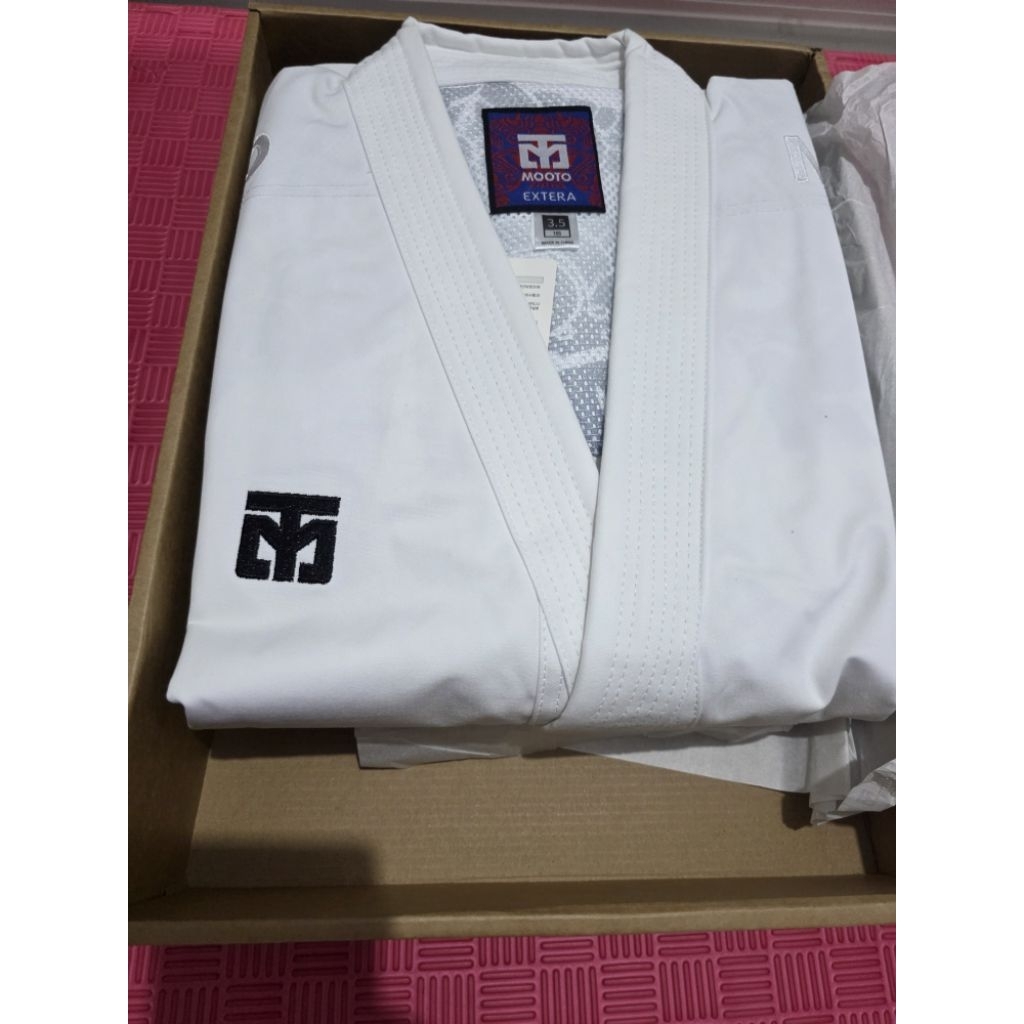 Baju Karate Kata Mooto White Wkf Approved Original New 2026