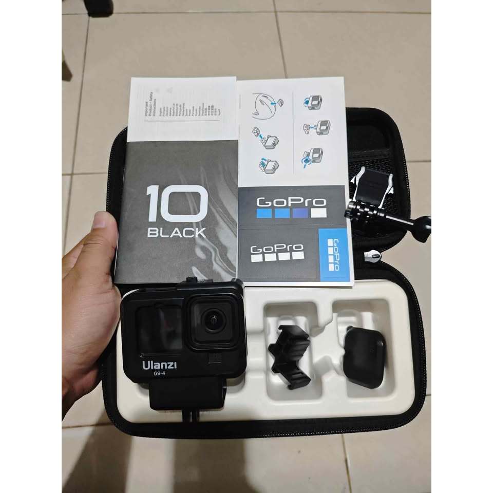 GOPRO HERO 10 BLACK EDITION SECOND LIKE NEW