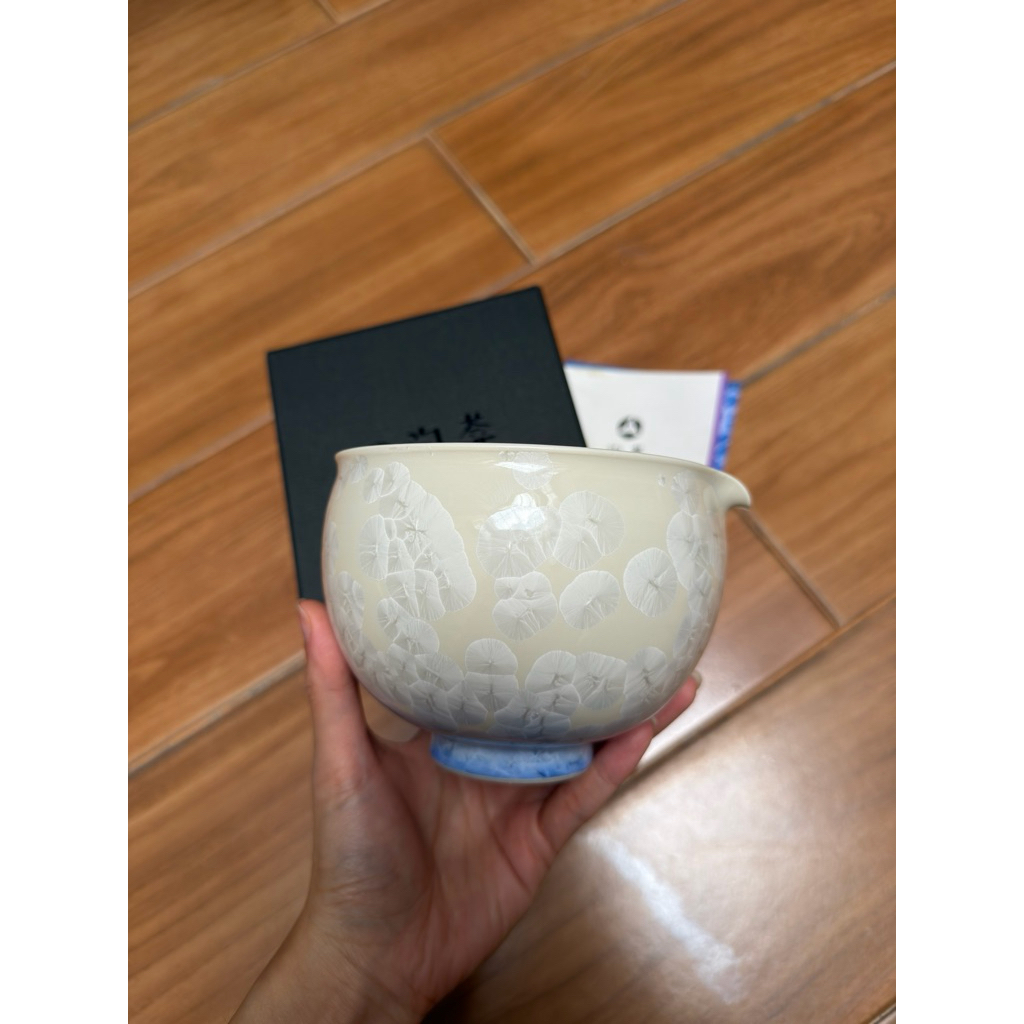 Kiwakoto katakuchi chawan matcha bowl made from japan