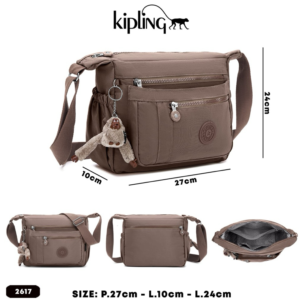 TAS SELEMPANG WANITA FREE GANTUNGAN KAPASITAS BESAR 2617 // ￼TAS SELEMPANG WANITA BESAR / TAS BAHU W