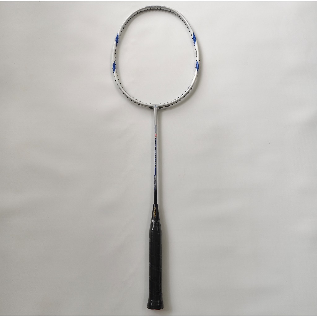 RAKET BULUTANGKIS ASHAWAYS TITANIUM MESH 28 LBS CARBON