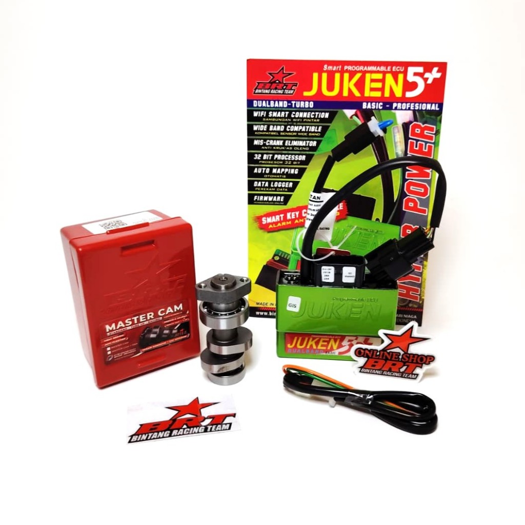 PAKET ECU & MASTER CAM BRT CRF 150 ECU JUKEN 5 5++ PLUS PLUS & NOKEN AS BRT CRF 150