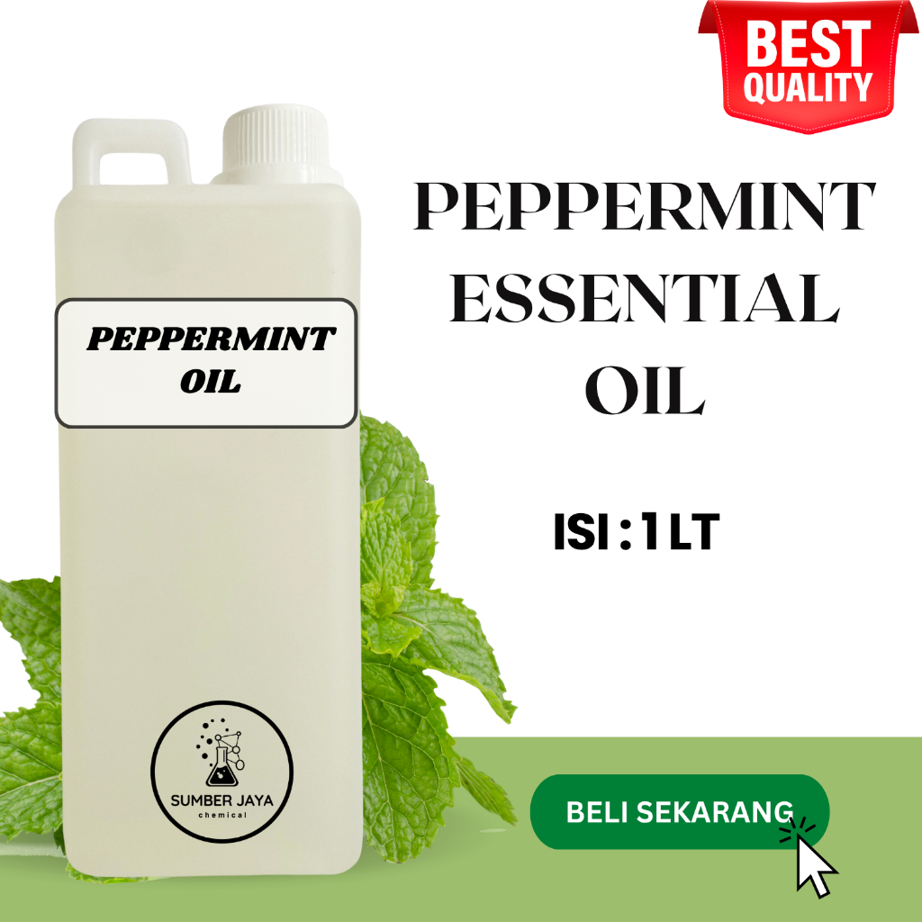Peppermint Essential Oil / Minyak Peppermint / Minyak Esensial Mint 1 Liter ASLI
