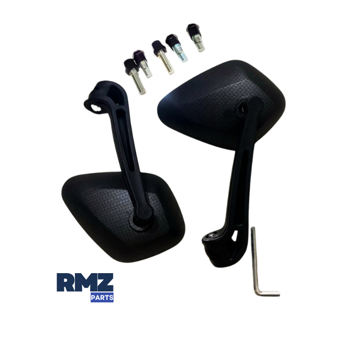 Spion Motor Lipat Model Karbon Sport Universal – Spion Variasi Keren Anti Getar & Tahan Lama | RMZ P