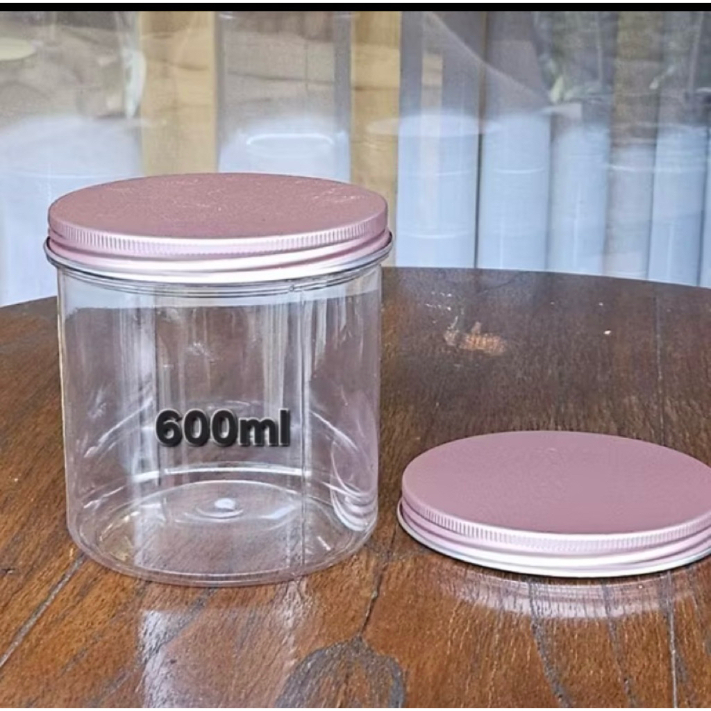 Toples Plastik Rose Gold 600ml