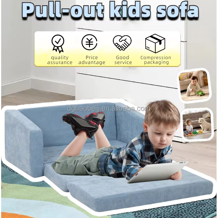 Sofa Bed Minimalis Sofa Lipat Anak Sofa 2 in 1 Kids Sofa Sofa Lucu Sofa Premium