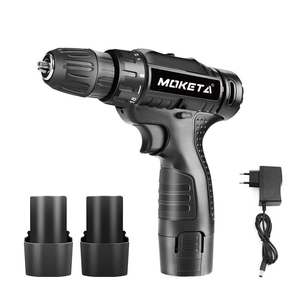HOMZO - Bor Listrik 98V Mesin Bor Baterai Tangan Dengan 2 Baterai Cordless Drill Battery Impact Dril