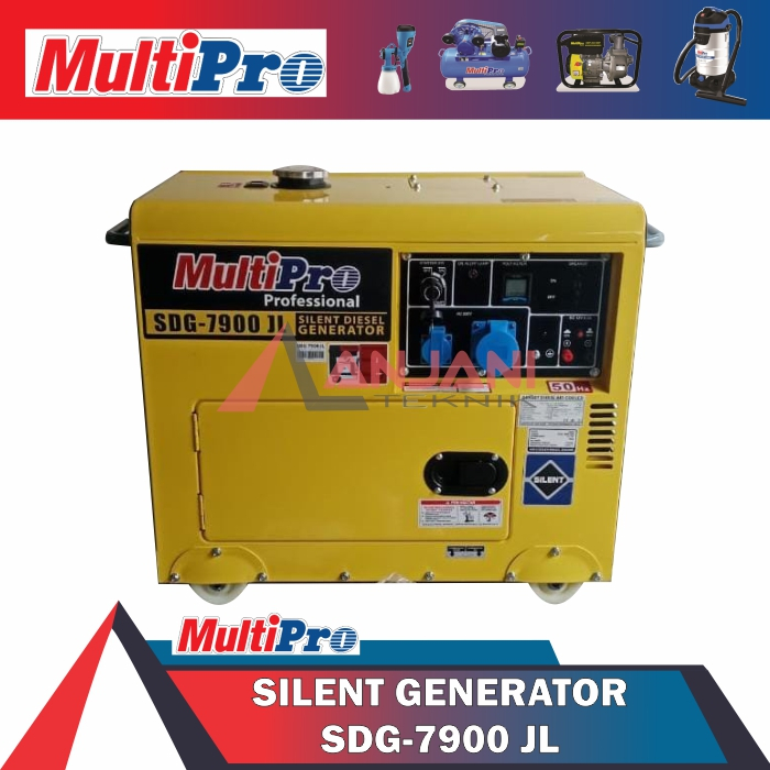 MULTIPRO SDG 7900 JL MESIN GENSET DIESEL SILENT 5000 WATT GENERATOR SET 5000WATT 5 KW 5KW SDG7900 SD