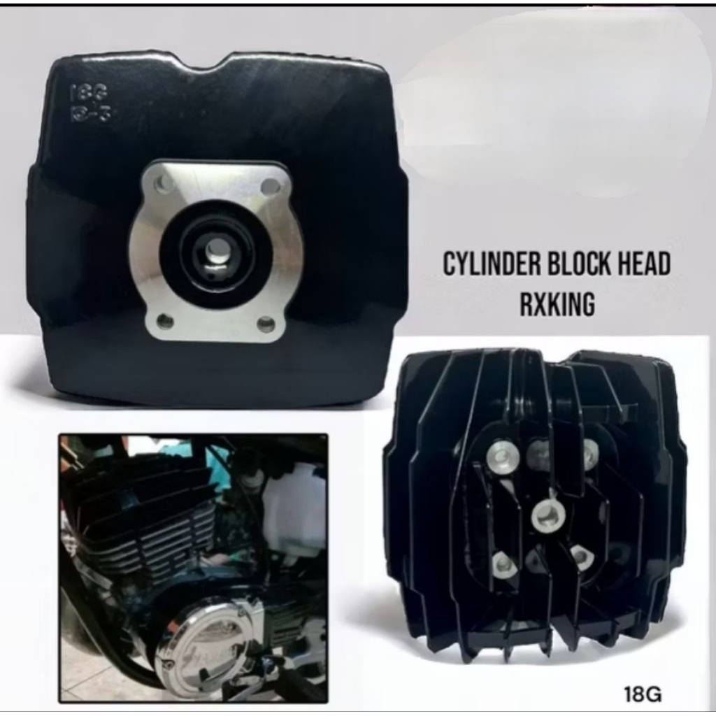 HEAD BLOK RX KING BLOCK CYLINDER HEAD NANAS BELIMBING YZ PNP RX KING  RX K RX KING NEW
