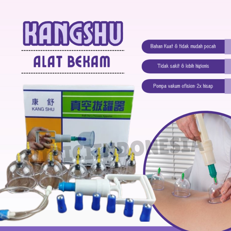 Alat Bekam Kop Angin Isi 24/Alat Kop Angin Lengkap/Kop Angin isi 24