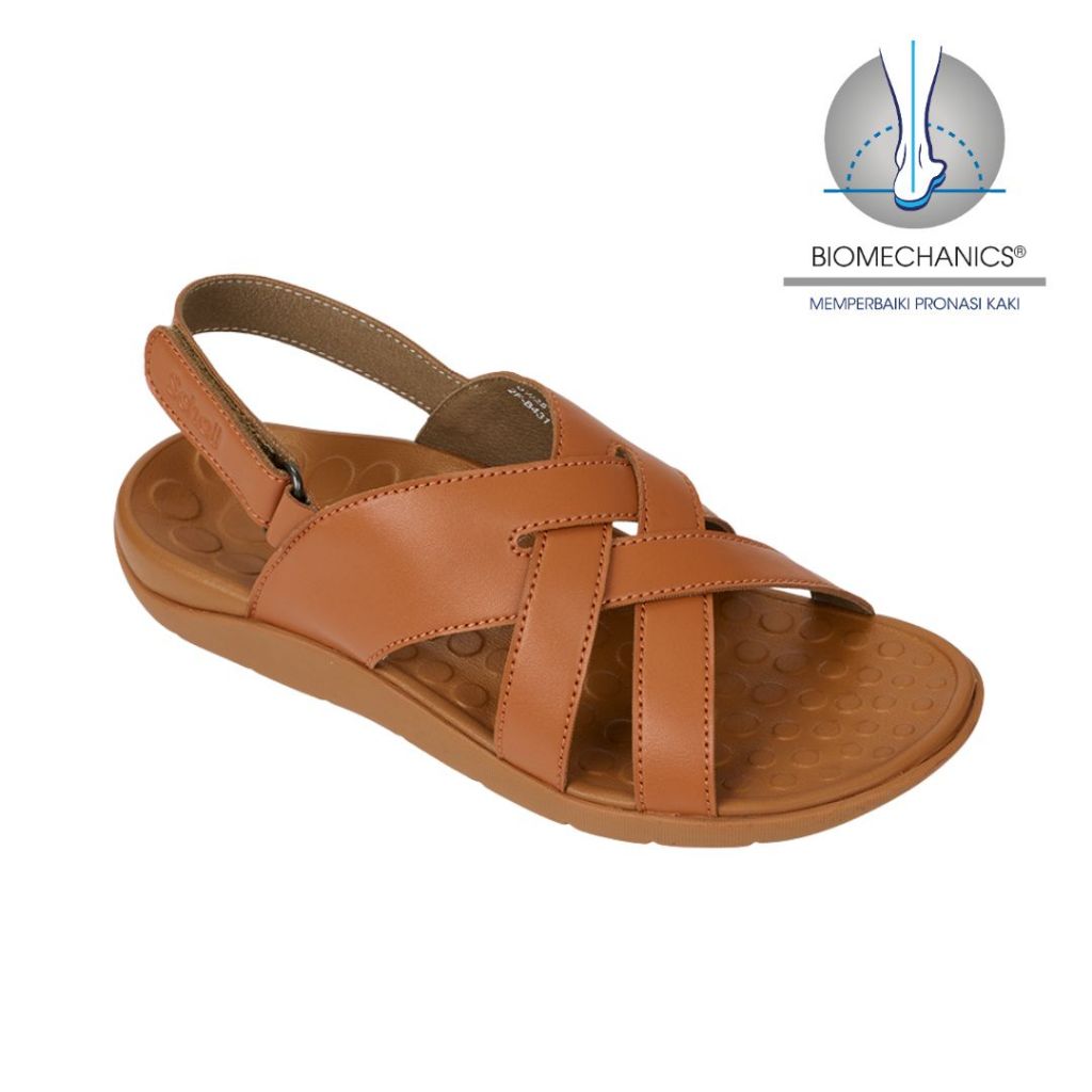 Scholl Laura Tan Sandal Wanita