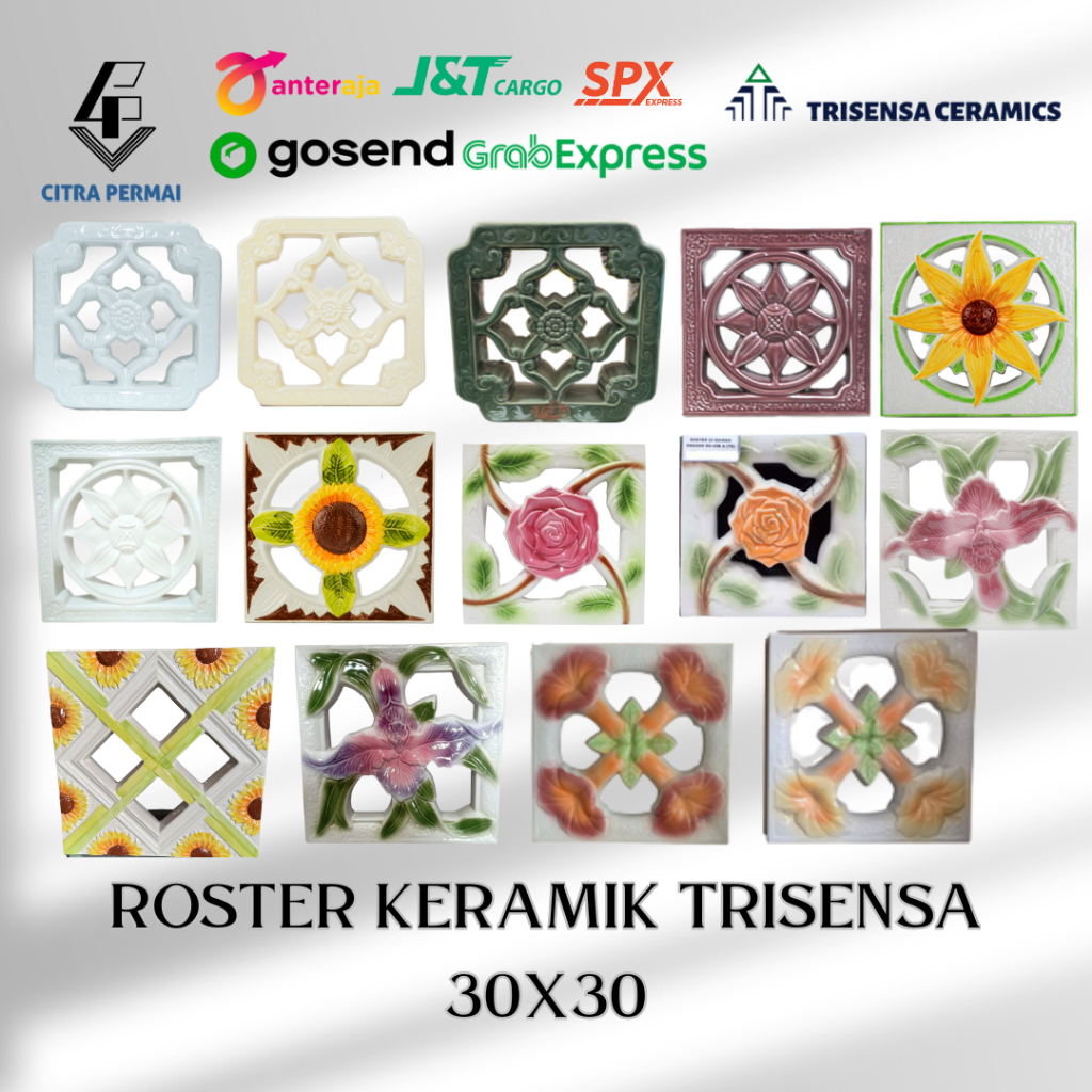 ROSTER KERAMIK TRISENSA 30X30 / ROSTER KERAMIK MINIMALIS / ROSTER KERAMIK BERKUALITAS