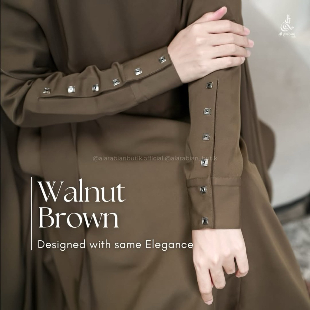 Abaya Double Black Arabian - Al Arabian Butik