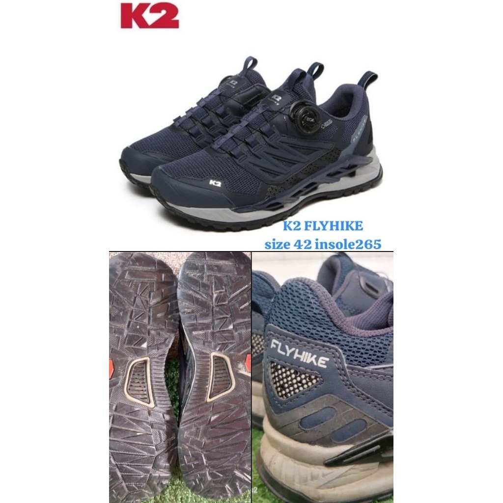 Sepatu hiking outdoor trekking trail runn K2 FLYHIKE GORETEX BOA SYSTEM (42-265)