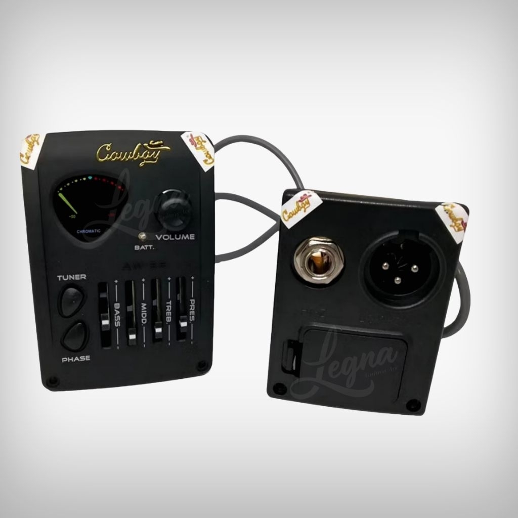 Preamp Gitar Akustik COWBOY AW-35 with Tuner & XLR Output