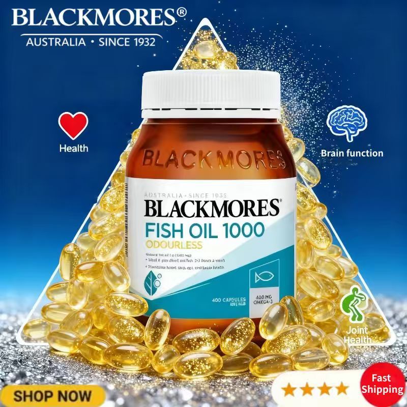 Blackmores Fish Oil 1000mg Omega3 - 400 Capsules Odourless / Omega 3 Blackmores