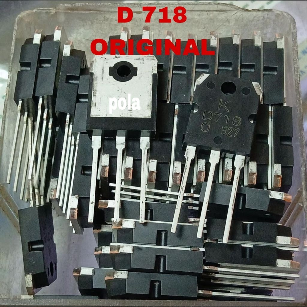 TRANSISTOR D 718 ORIGINAL SUPER D718 TOSHIBA