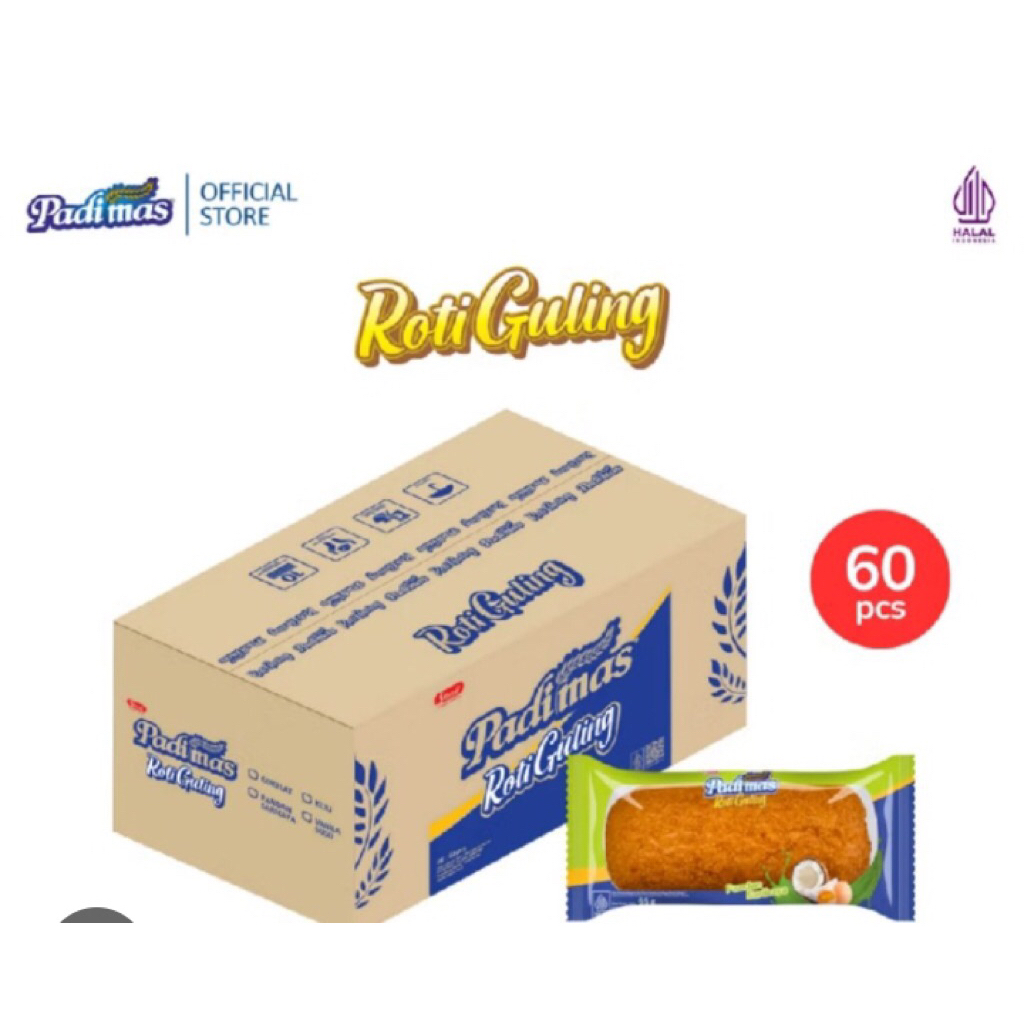 Roti Guling Padimas 1 dus isi 60