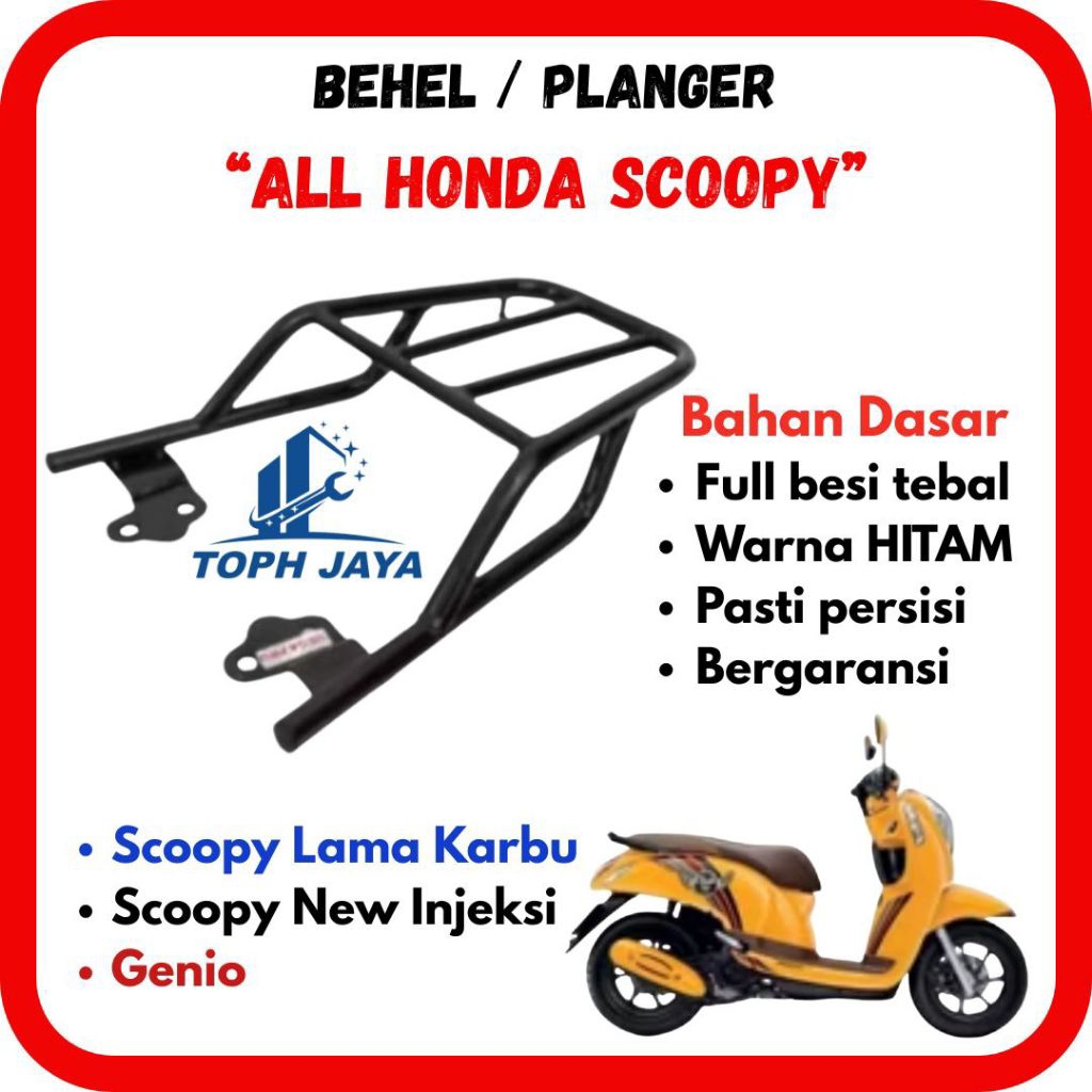 Breket, Behel, Begel Box Motor Honda Scoopy Karbu, Injeksi, Genio.