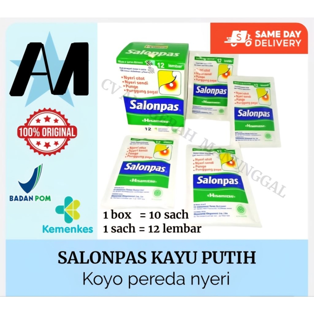 Salonpas Koyo Putih 12 lembar (exp Jul 28)
