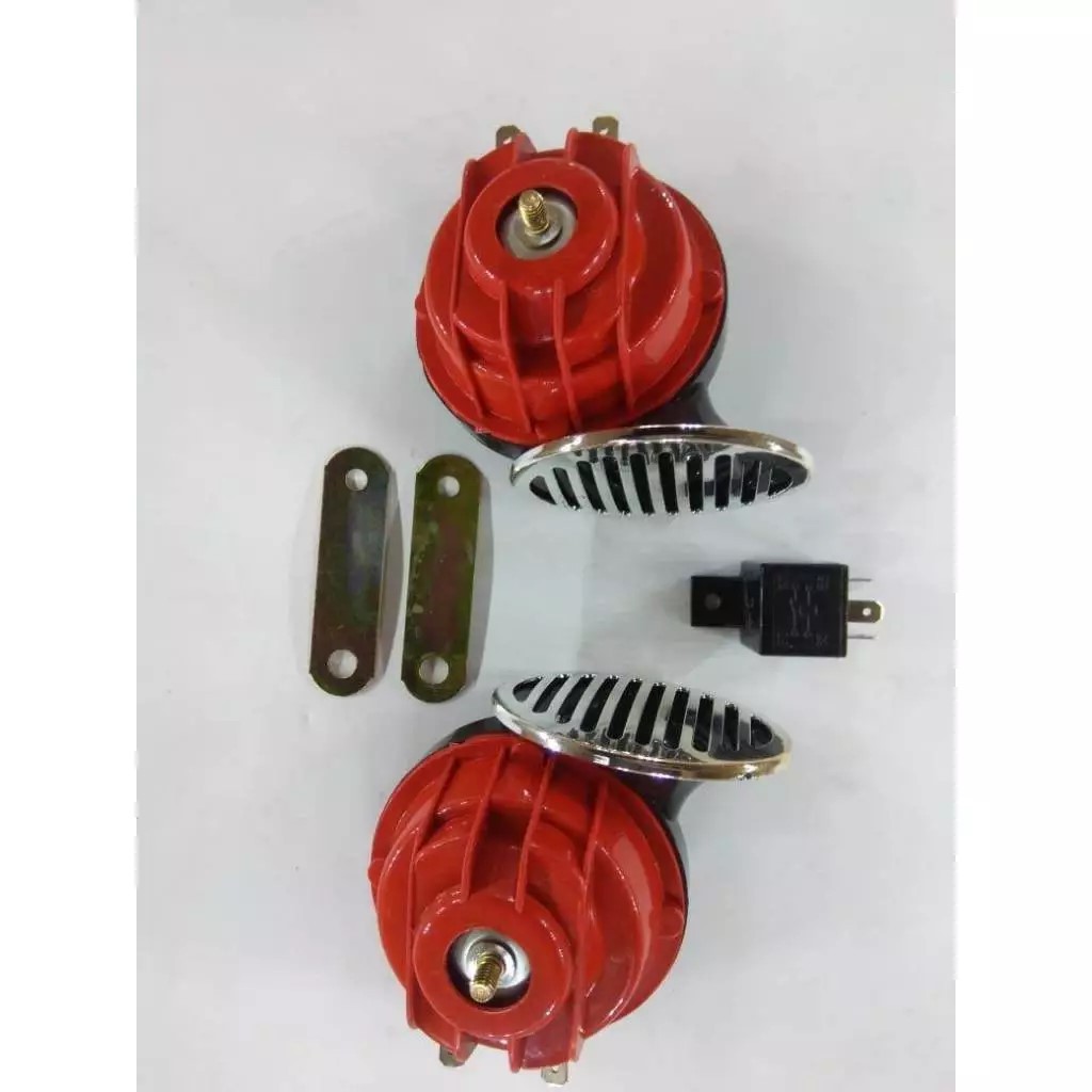 Good Variasi Klakson Keong Doble Suara Bass Untuk Motor Mobil || Klakson Keong 12V Stereo Suara Kera