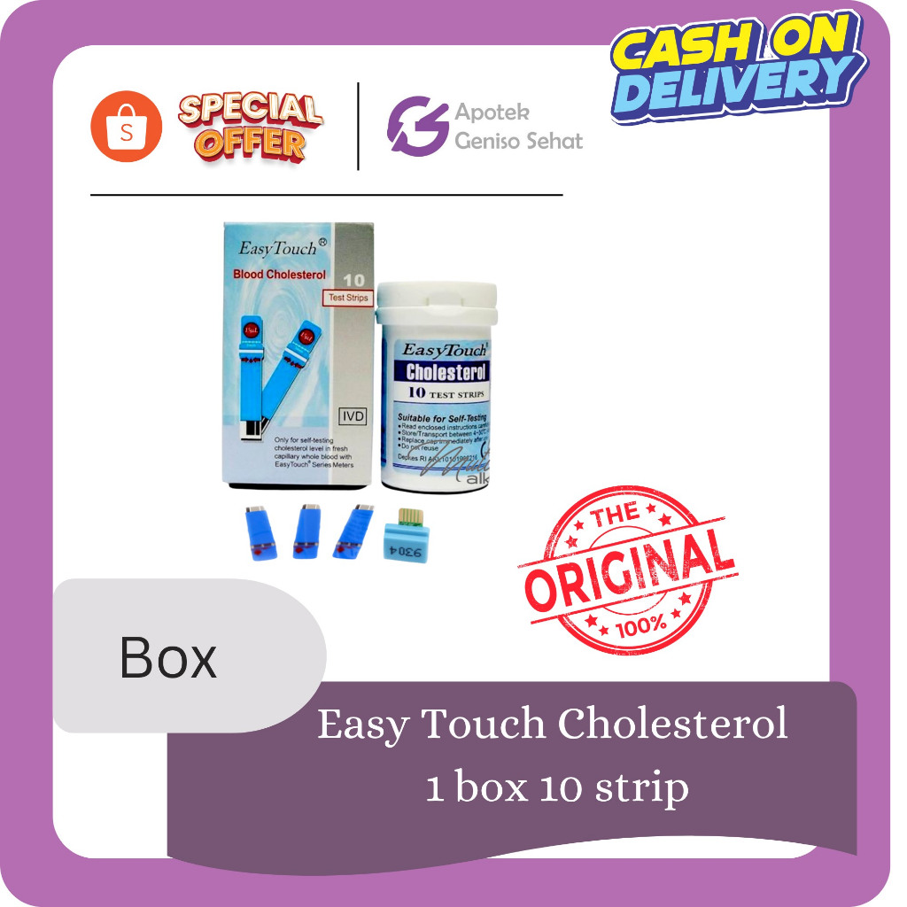 Strip Test Kolesterol Easy Touch