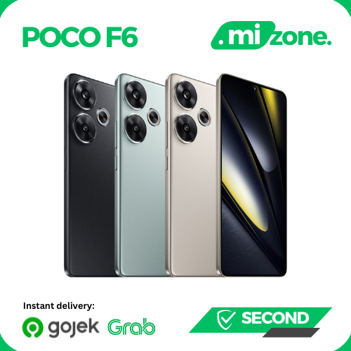 (HP BEKAS) Poco F6 Second Smartphone Layar Besar 6.67 inch 50MP Dual Kamera OIS Baterai Tahan Lama