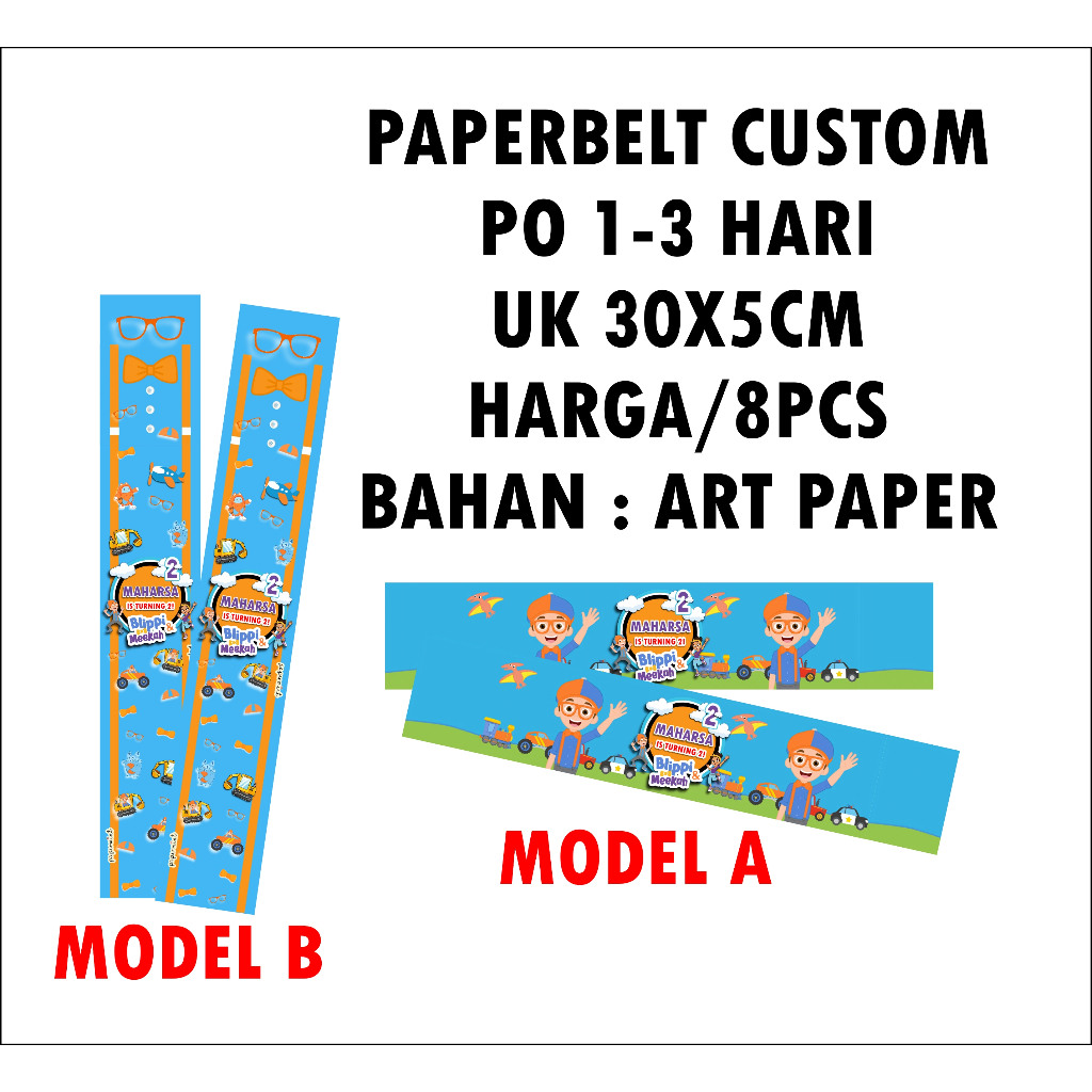 PAPER BELT CUSTOM
