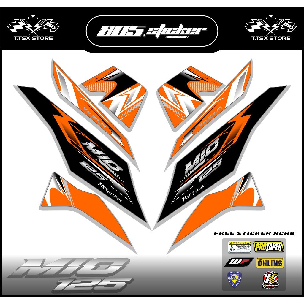 STRIPING STIKER MIO M3 125/STIKER VARIASI MIO/STRIPING MOTOR MIO M3