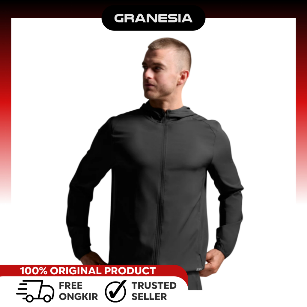 Baju Olahraga Lari Pria 2 X U Mens Aero Jacket MR7209ABS|Men's Running Jacket
