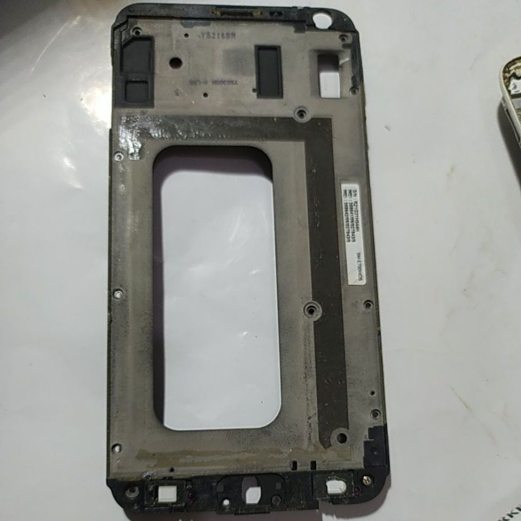 frame atau tatakan lcd Samsung galaxy j7 second original copotan