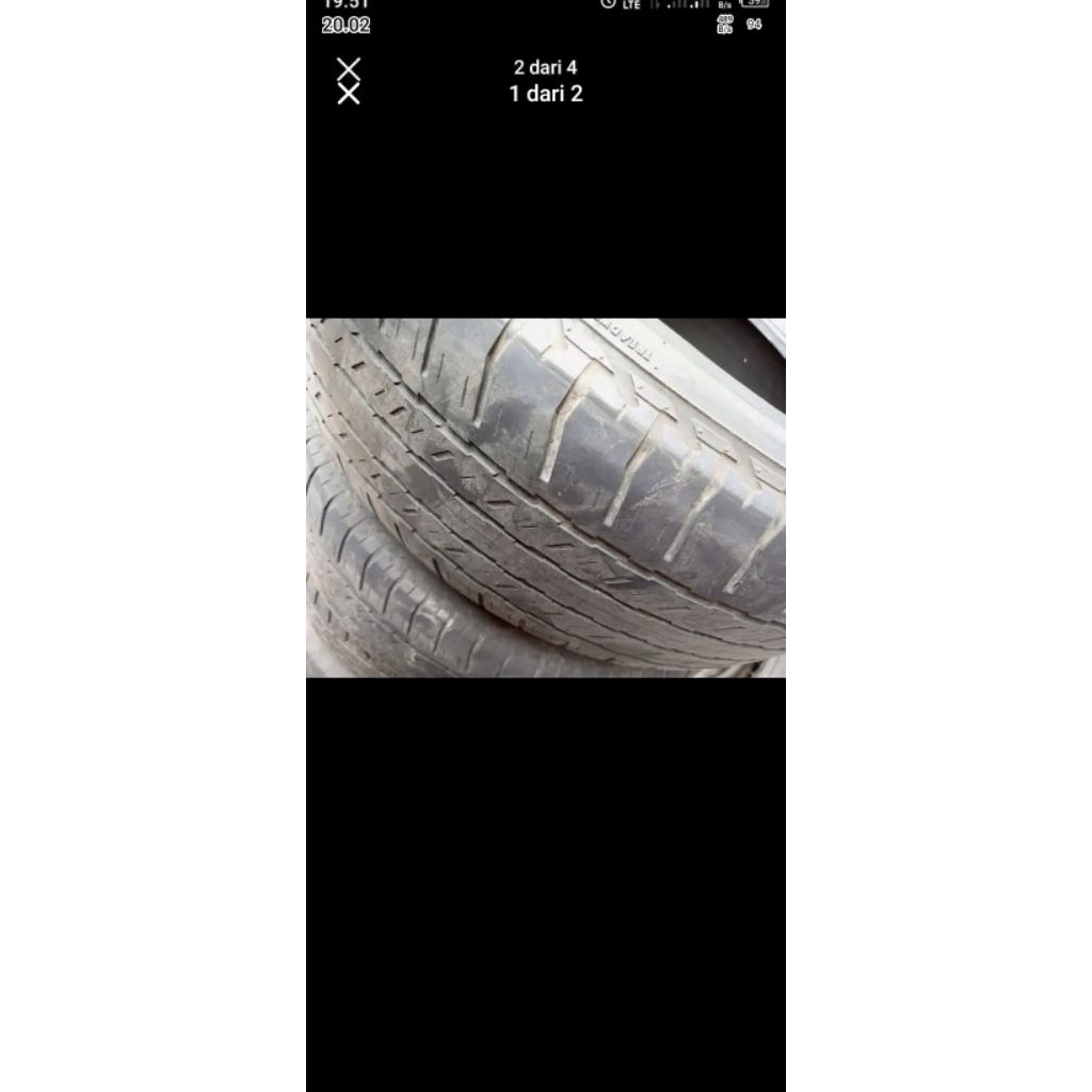 ban bekas fortuner ring 18 ori bawaan