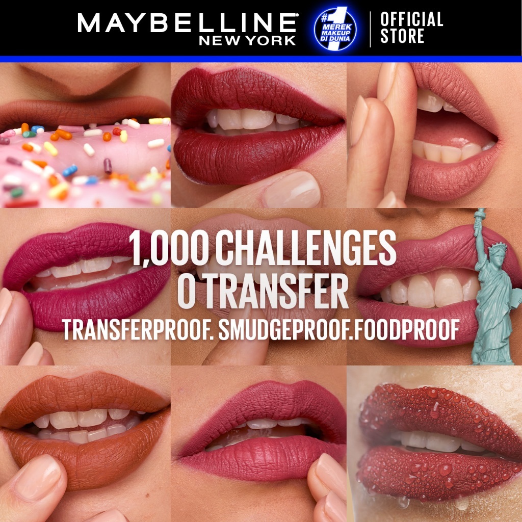 Maybelline Superstay Matte Ink Liquid Long Lasting Waterproof - PINK