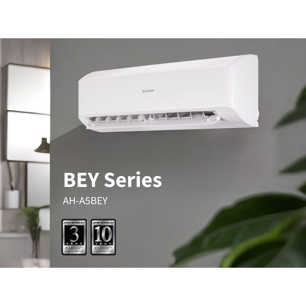AC SHARP 1/2 PK AH 5 BEY + PASANG 5BEY AH5BEY GARANSI RESMI 1/2PK 0,5 PK 0,5PK 0.5PK 0,5PK AC SHARP 