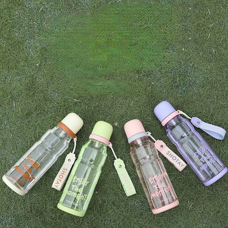 SHOTAY Botol Minum Anti Pecah dan Tumpah Tritan Sedot Teguk 760ml Tutup Putar BPA FREE