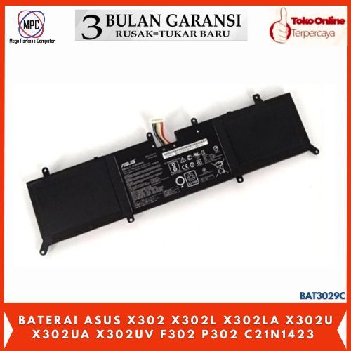 Baterai Asus P302, F302, R301, X302 C21N1423 Original