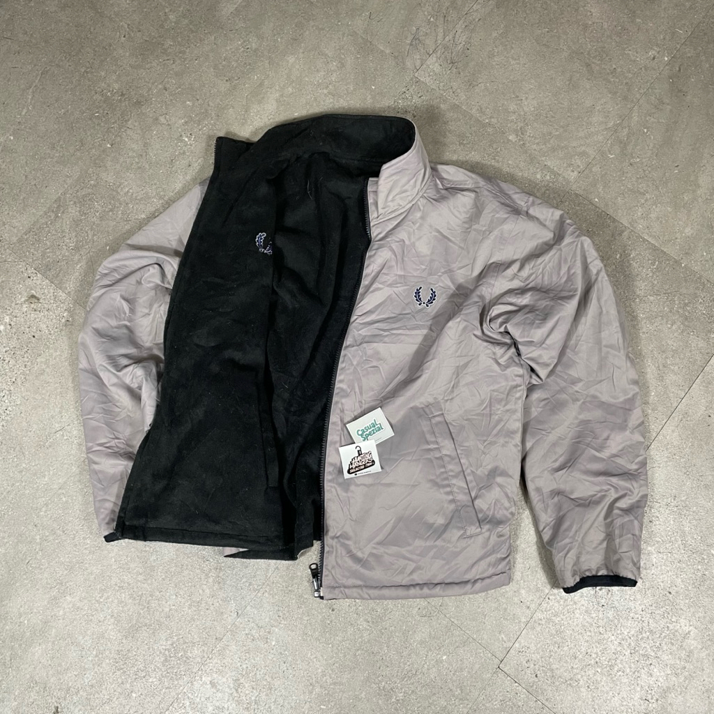 fred perry revesible jacket second original