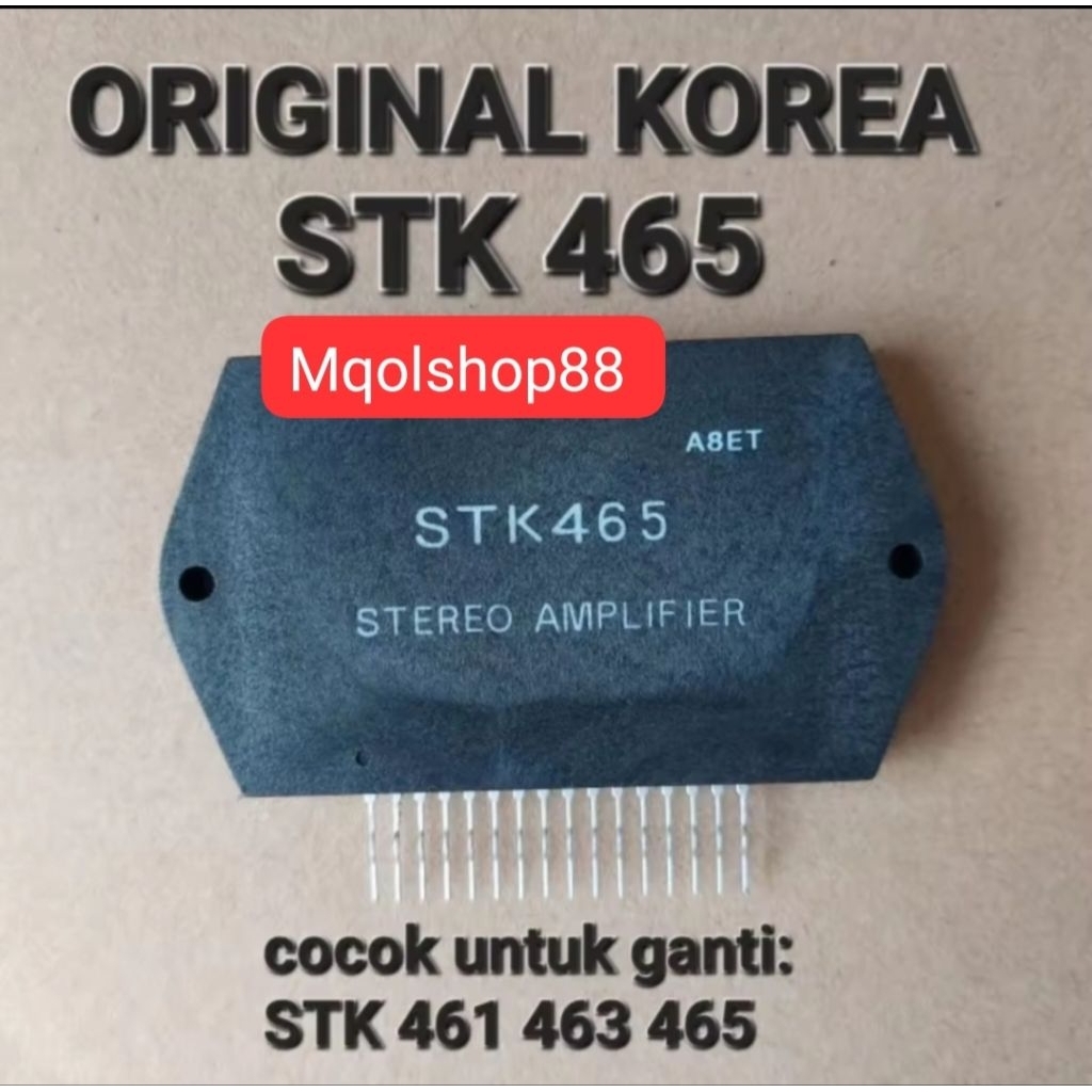 amplifier STK 465 stereo amplifier STK 465 stereo