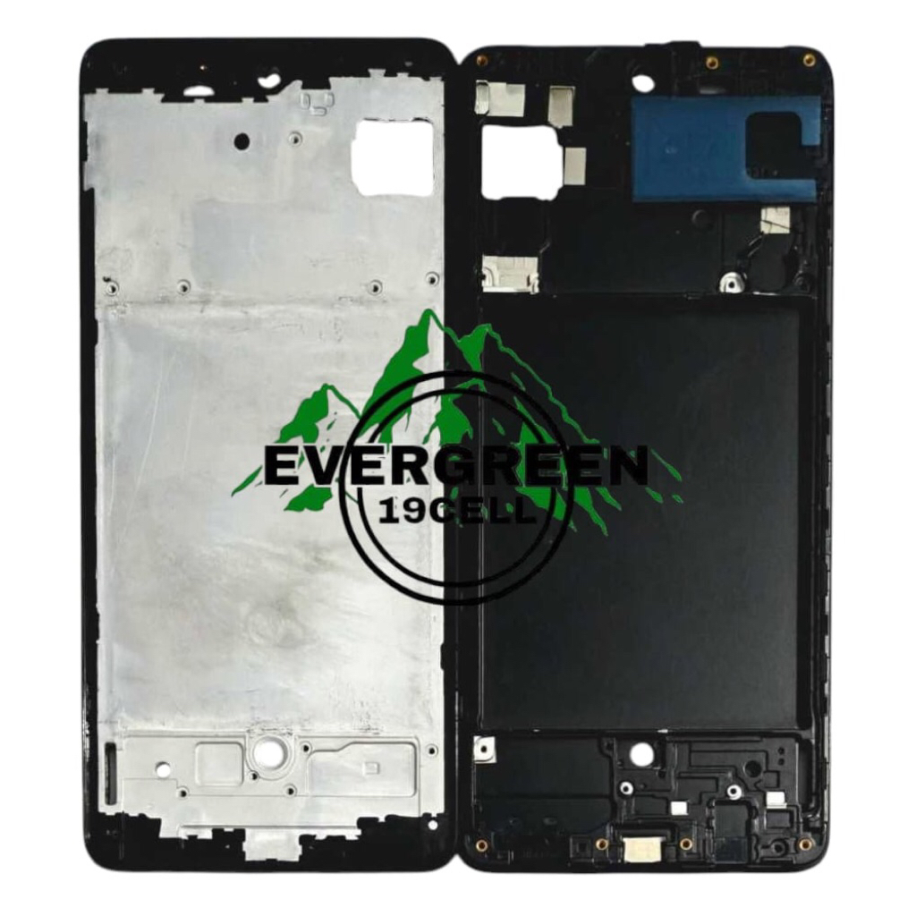 FRAME LCD SAMSUNG A715 / A71 ( hitam ) DUDUKAN TATAKAN TULANG TENGAH LCD SAMSUNG A71 / SAMSUNG A715