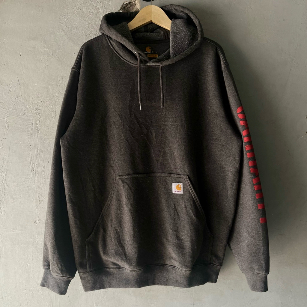 hoodie carhartt spellout