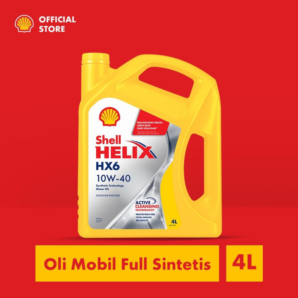 OLI MESIN MOBIL SHELL HELIX HX6 10W-40 ( 4L )