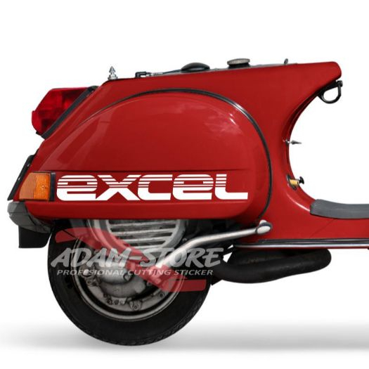 Sticker motor vespa excel // Stiker Vespa Excel 150 - VSE9