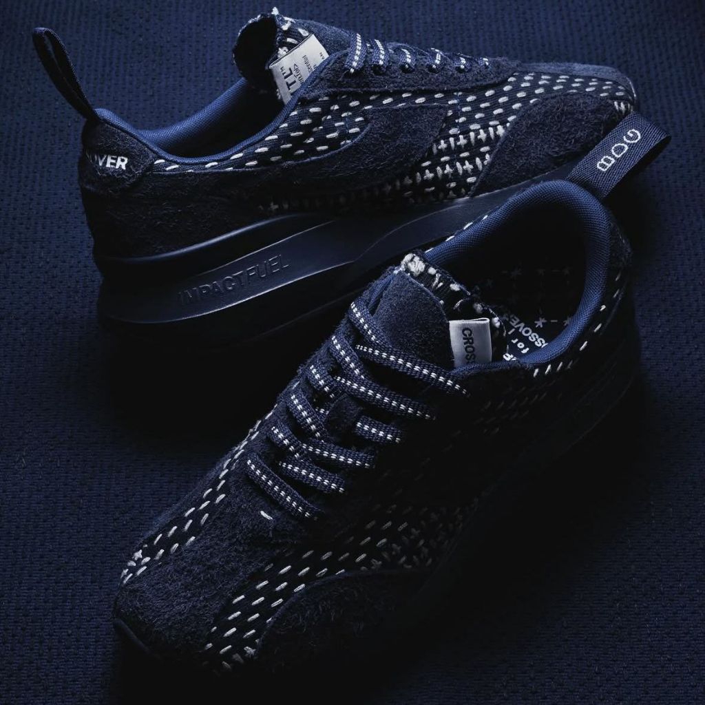 Sepatu Compass x Crossover x Fdmtl Velocity Jersey Sashiko - ORIGINAL