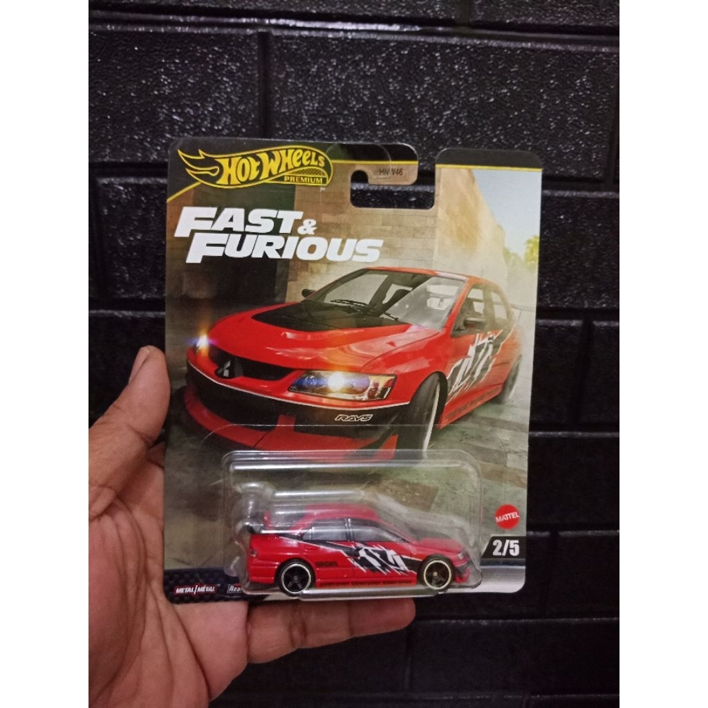 Hot Wheels Premium Fast and Furious Mitsubishi Lancer Evo