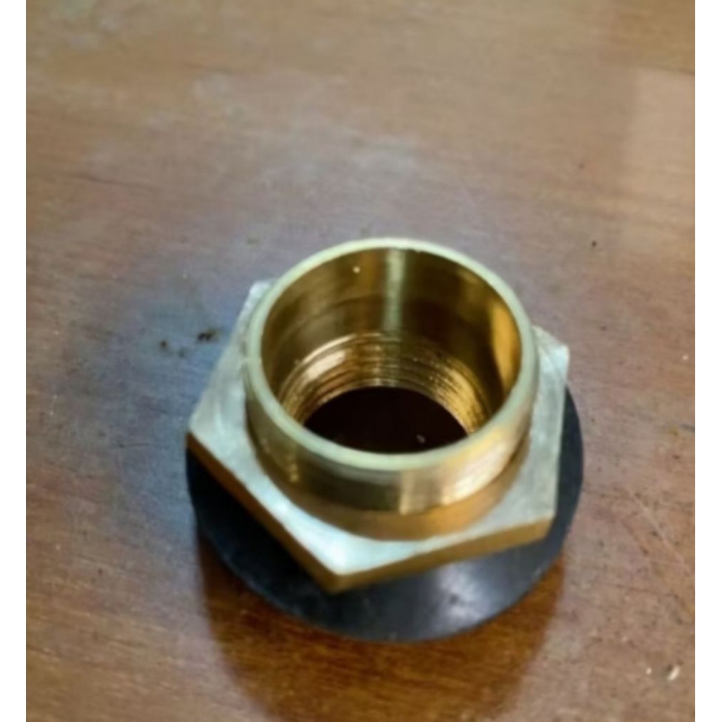 mur tandon 1 x 3/4 inch mur toren kuningan