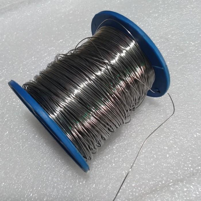 kawat pemanas kawat niklin nikelin 0.6mm jual per roll 5 ons 0,60mm