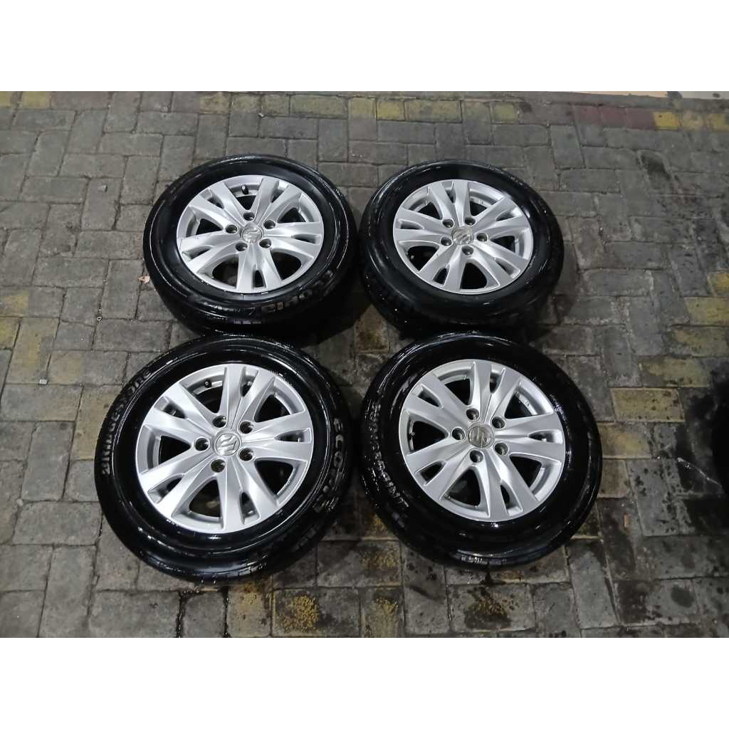VELG MOBIL ORI STD ERTIGA RING 15 LUBANG BAUT PCD 5X114 BAN 185 65 R15 PELEK
