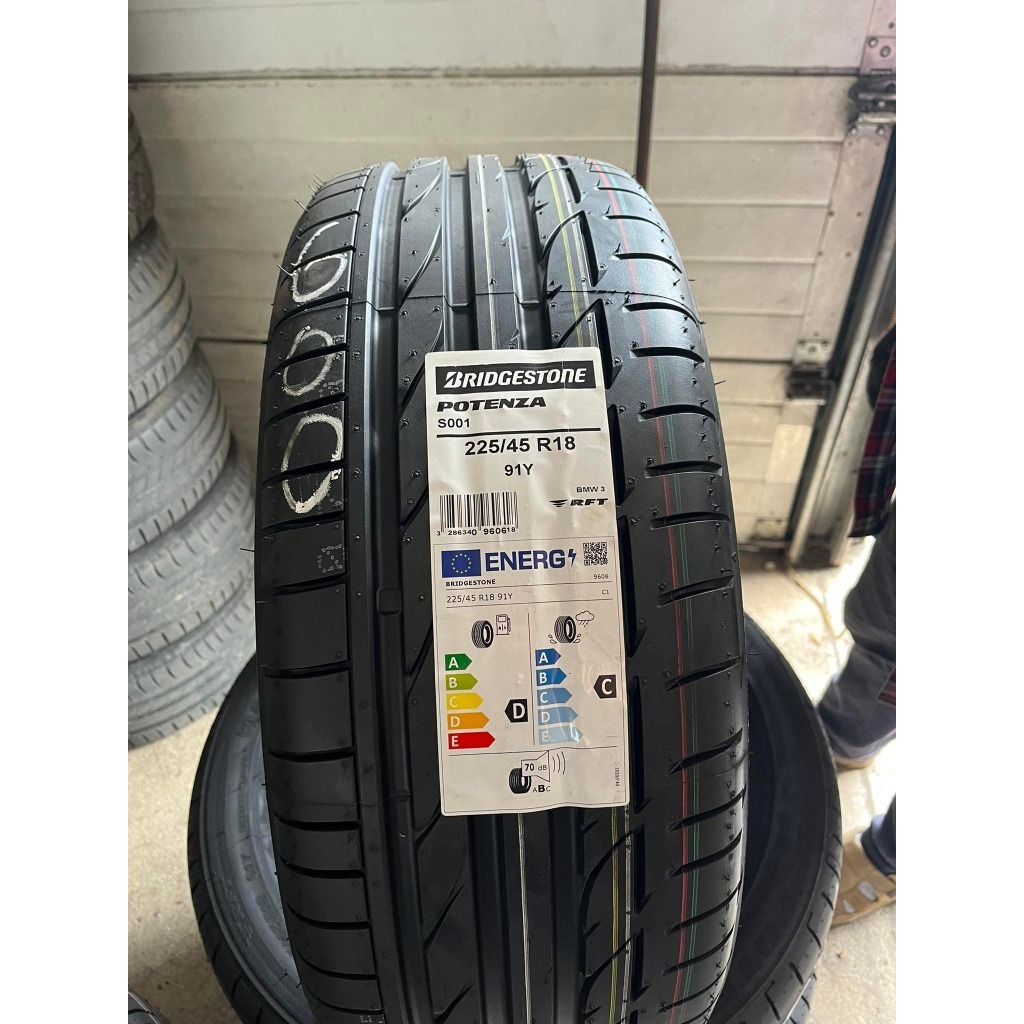 BAN MOBIL KUAT RING 19 BRIDGESTONE POTENZA S001 RFT 225 45 R19 CIVIC BMW MERCY THN 2021