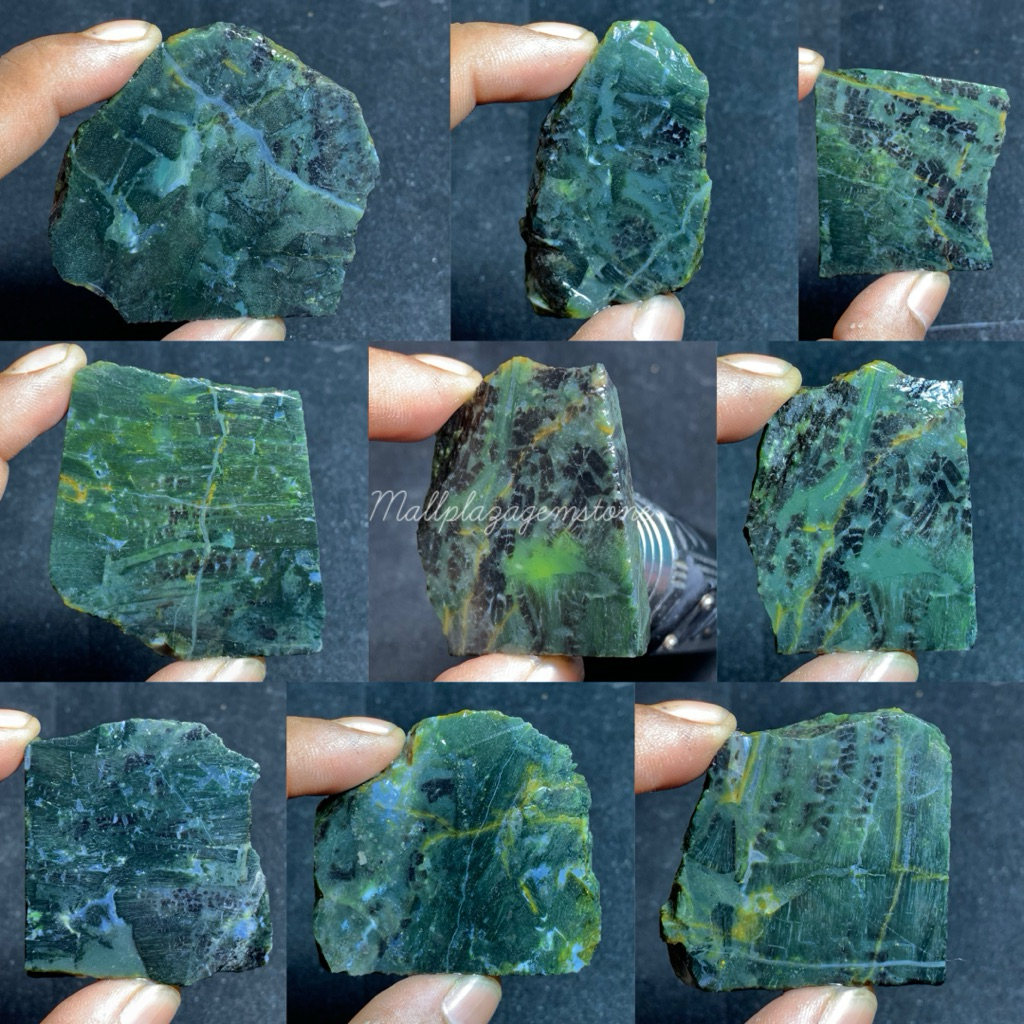 batu posil kelor hijau asli alam ( tembus senter ) / batu posil galih kelor hijau / batu posil kayu 